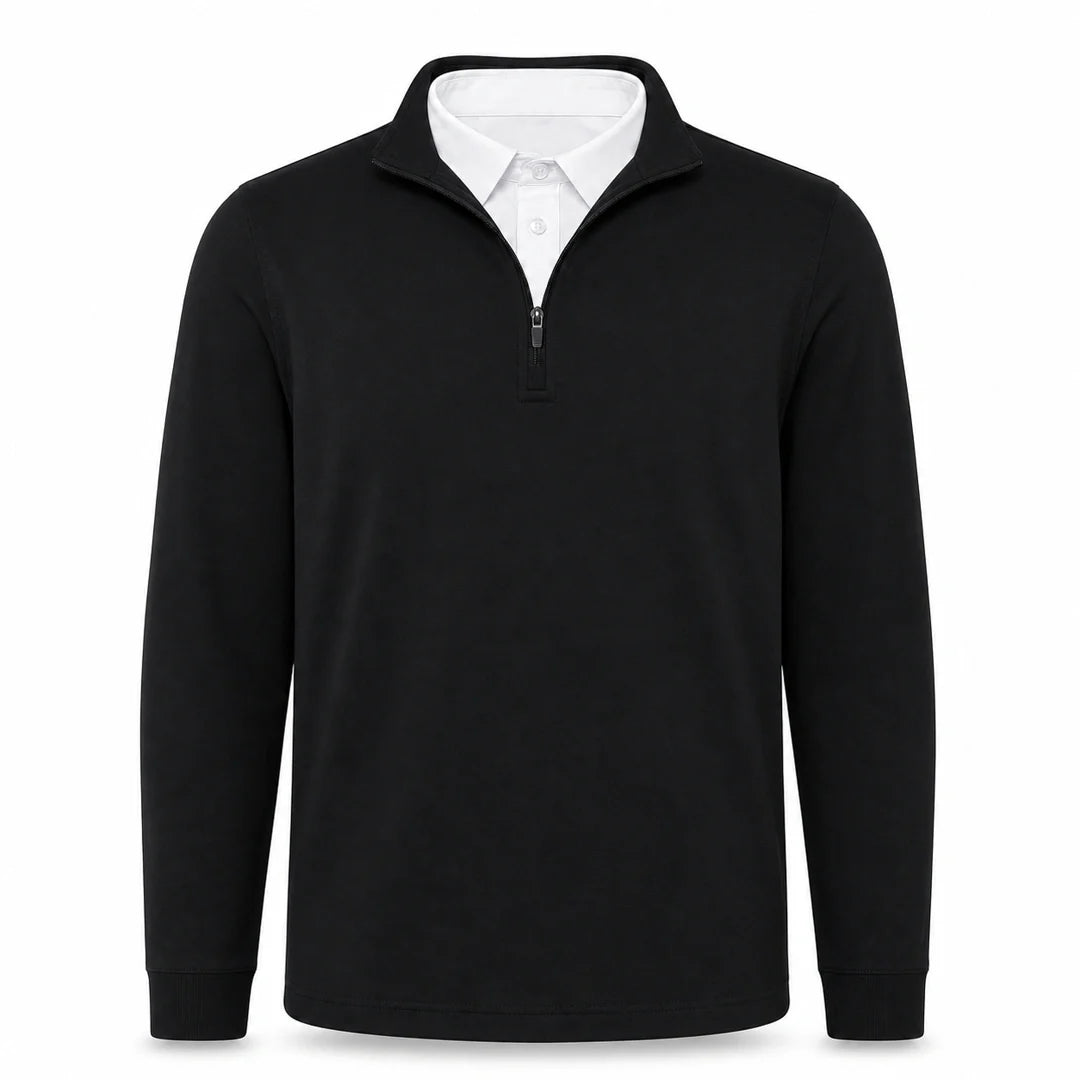 HUGO LAURENT™ | Leon - Men’s Ultra Comfortable 2-in-1 Quarter-Zip