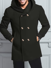 HUGO LAURENT™ | MEN'S HOODED MIDI COAT