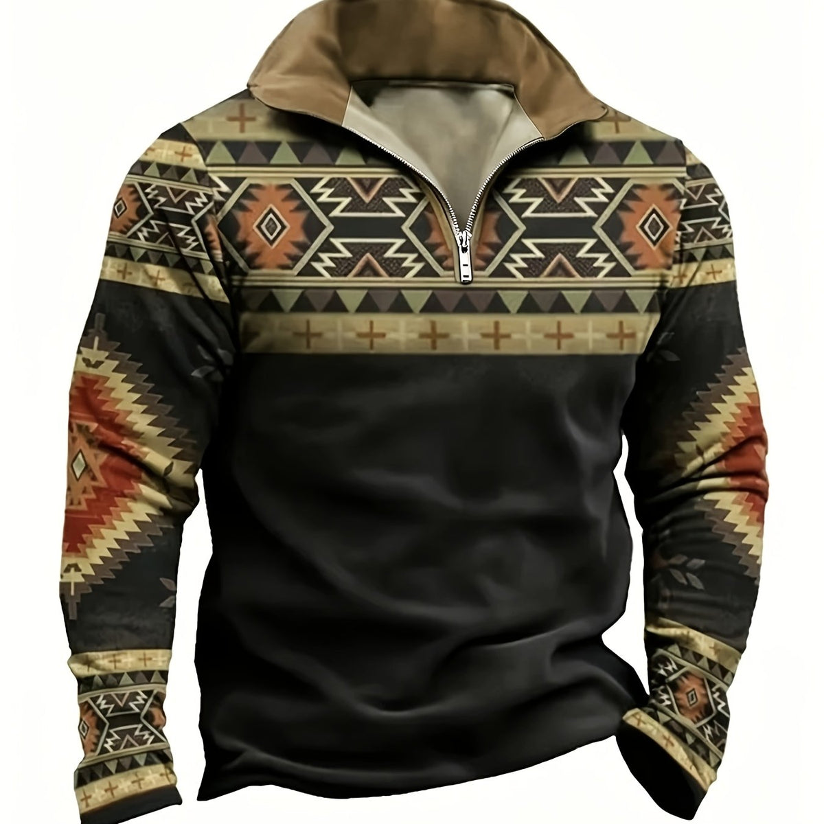 HUGO LAURENT™ | Southwestern Half-Zip Pullover
