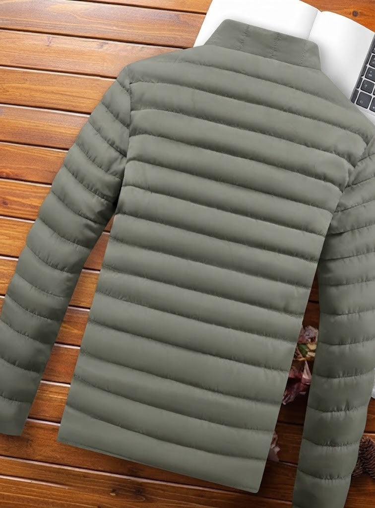 HUGO LAURENT™ | Lightweight Quilted Zip-Up Puffer Jacket