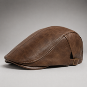 HUGO LAURENT™ | Hawthorne Leather Driving Cap