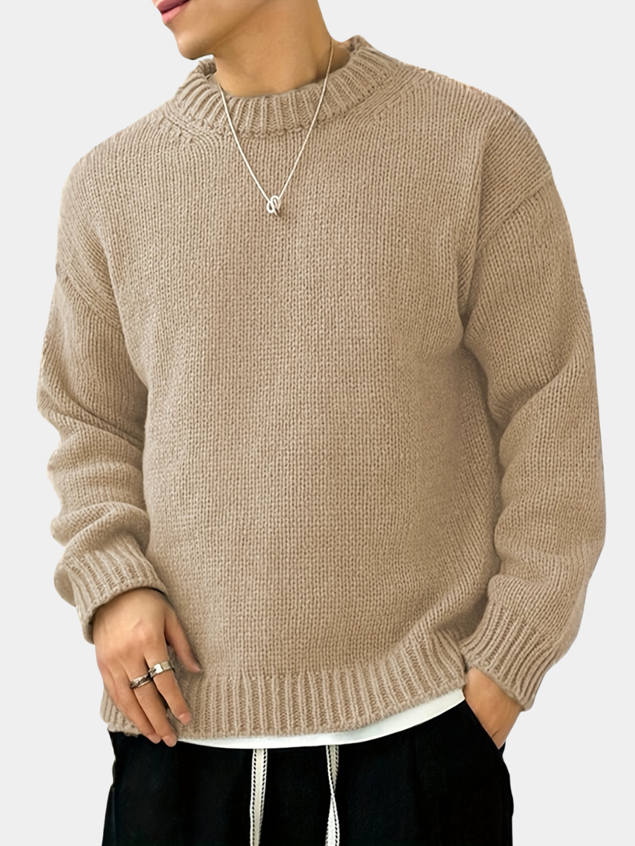 HUGO LAURENT™ | MEN'S CREW-NECK KNIT SWEATER