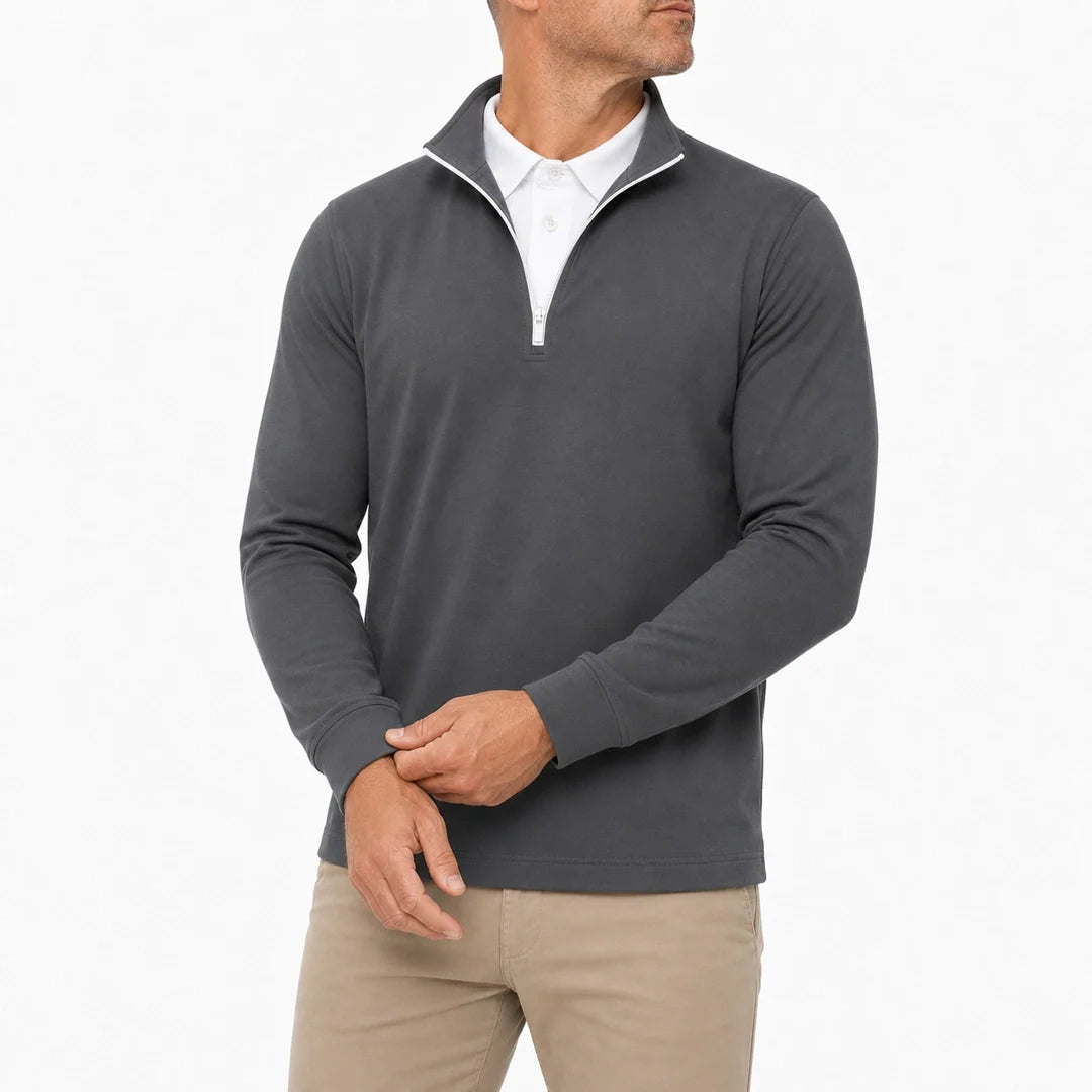 HUGO LAURENT™ | Leon - Men’s Ultra Comfortable 2-in-1 Quarter-Zip
