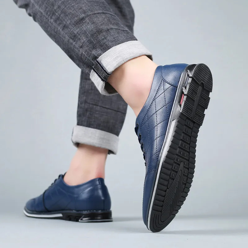 HUGO LAURENT | Men's Wide-Fit Cushioned Shoe