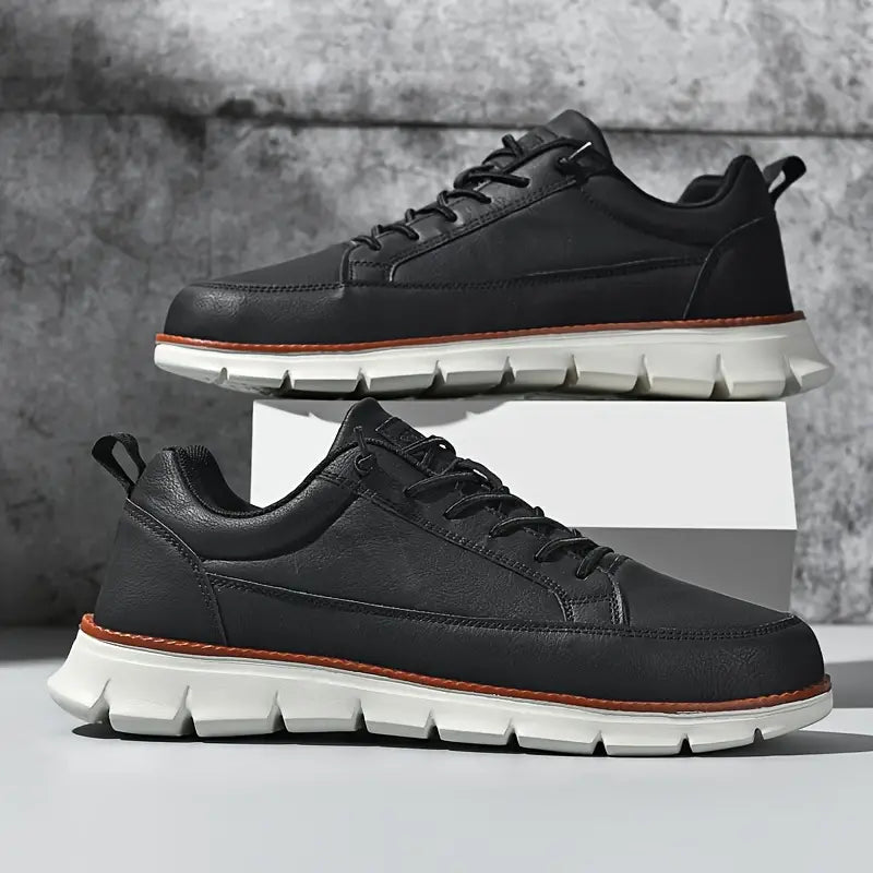 HUGO LAURENT | LEATHER SNEAKERS WITH SUPPORT