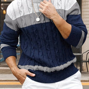 HUGO LAURENT™ | Textured Cable-Knit Sweater