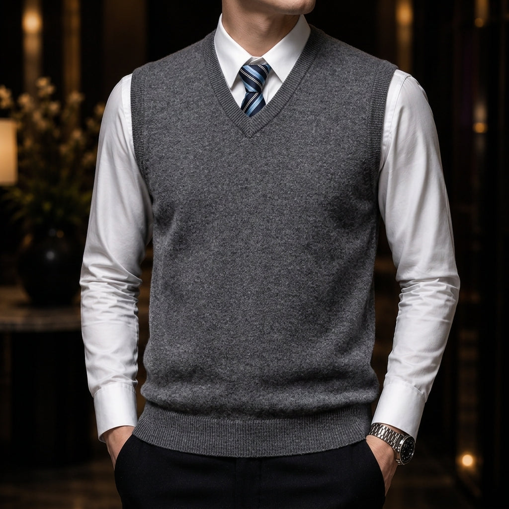 HUGO LAURENT™ | Valence Cashmere Vest