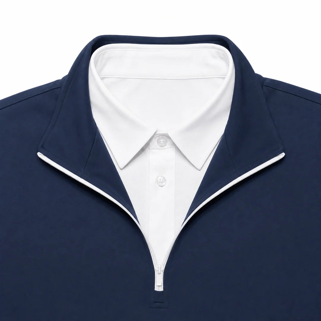 HUGO LAURENT™ | Leon - Men’s Ultra Comfortable 2-in-1 Quarter-Zip