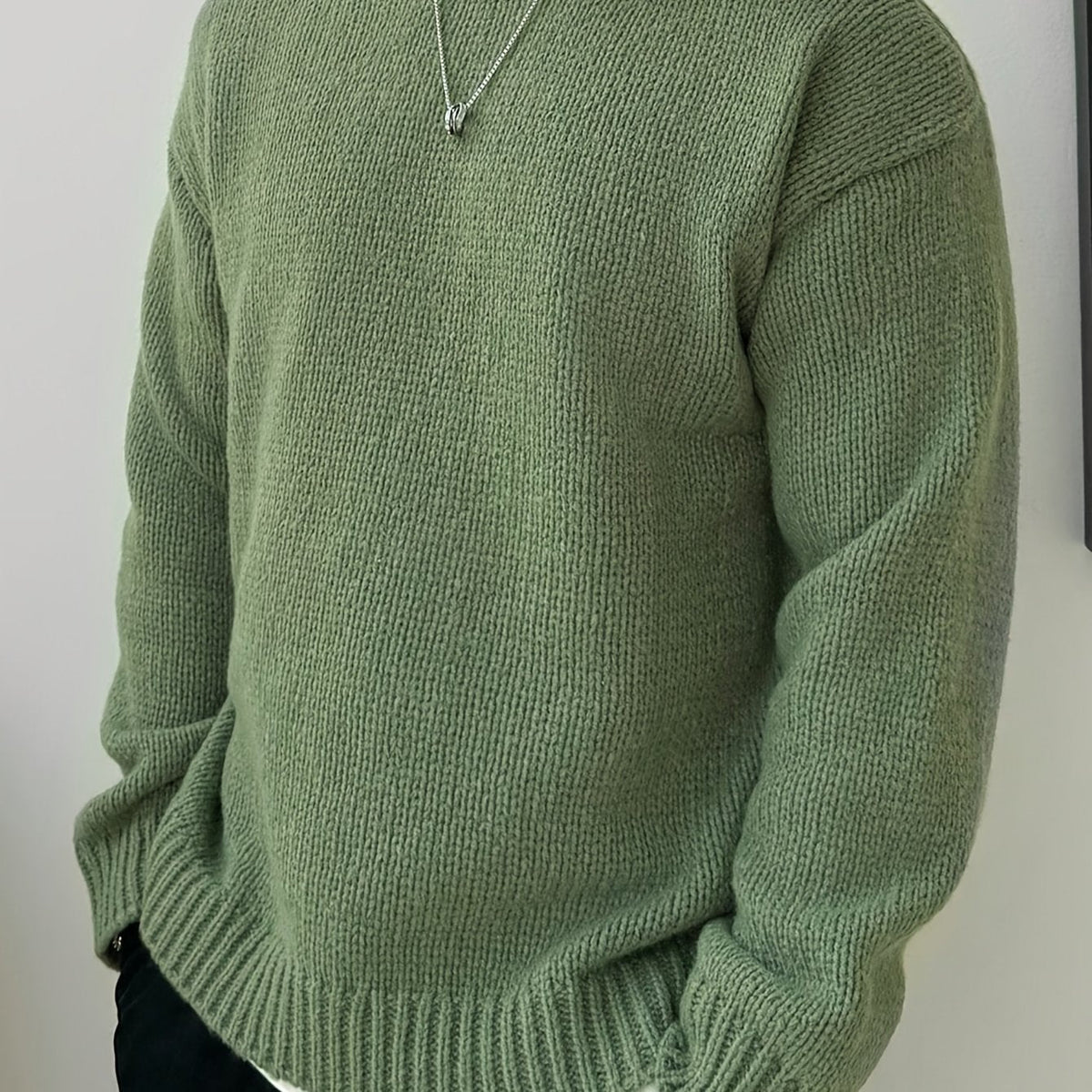 HUGO LAURENT™ | MEN'S CREW-NECK KNIT SWEATER
