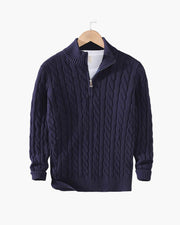 HUGO LAURENT™ | Zipped Cable Sweater