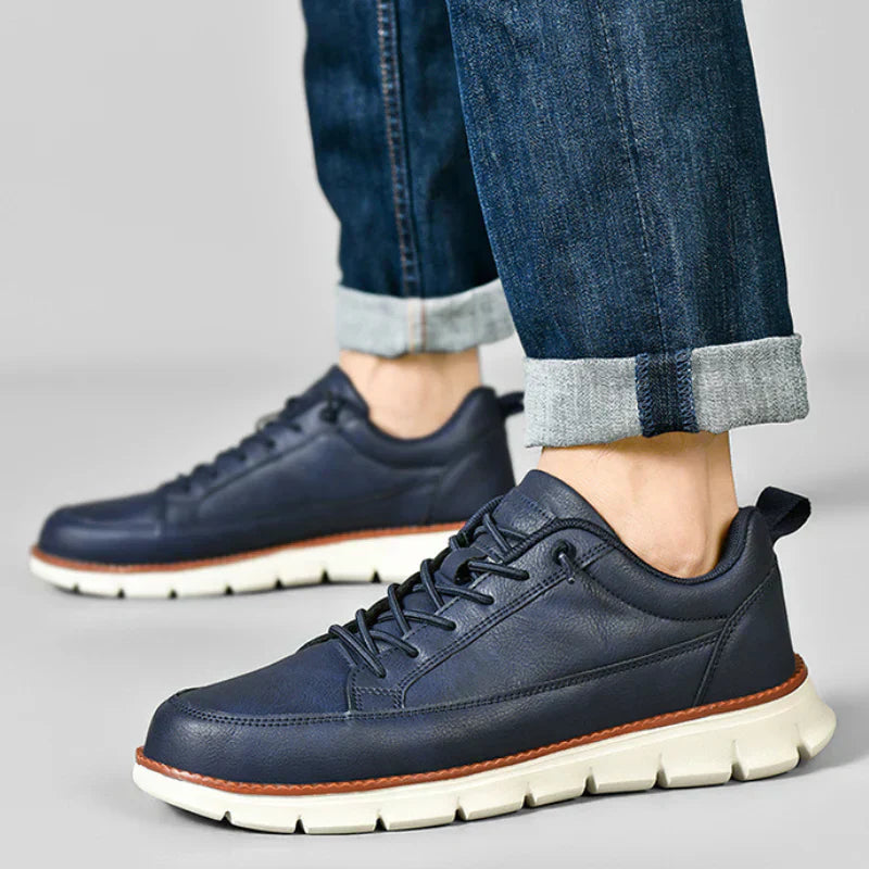 HUGO LAURENT | LEATHER SNEAKERS WITH SUPPORT