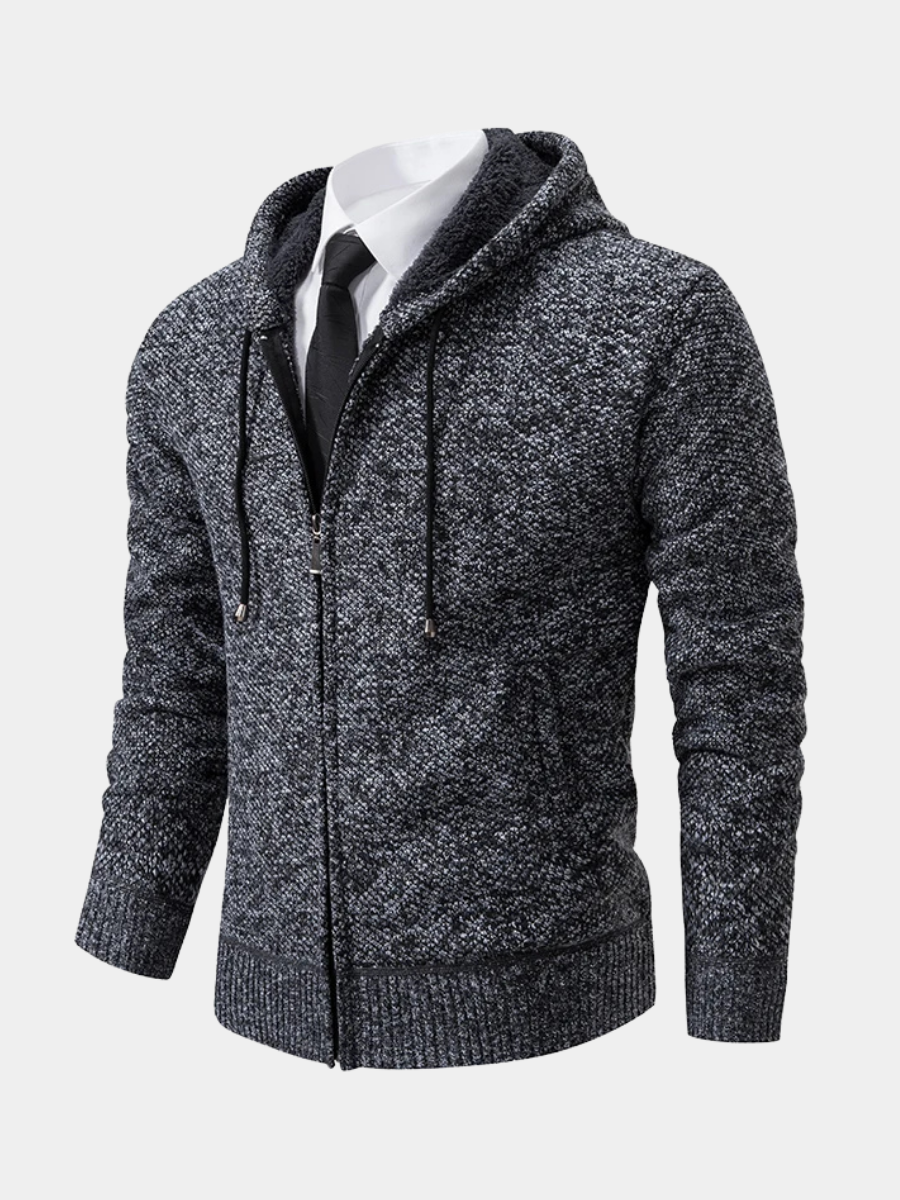 HUGO LAURENT | FLEECE ZIP CARDIGAN