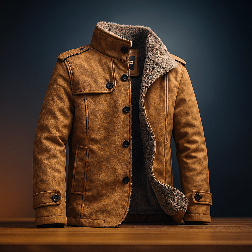 HUGO LAURENT™ | Trenton Suede Overcoat