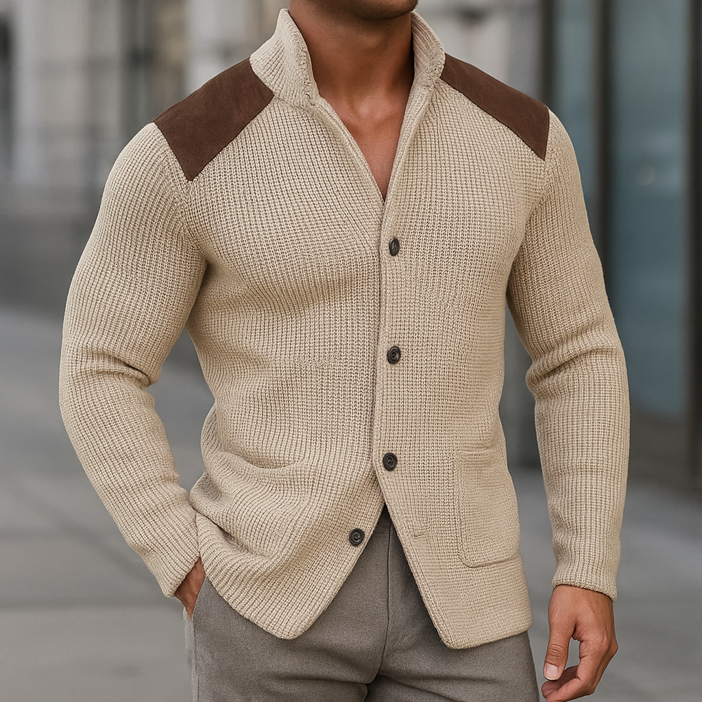 HUGO LAURENT | TEXTURED KNIT BLAZER