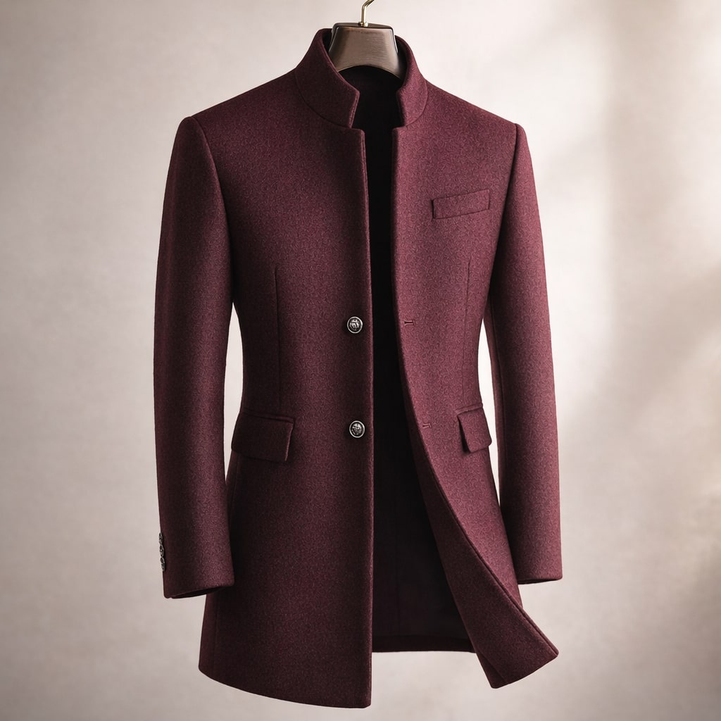 HUGO LAURENT™ | HIGH COLLAR COAT FOR MEN