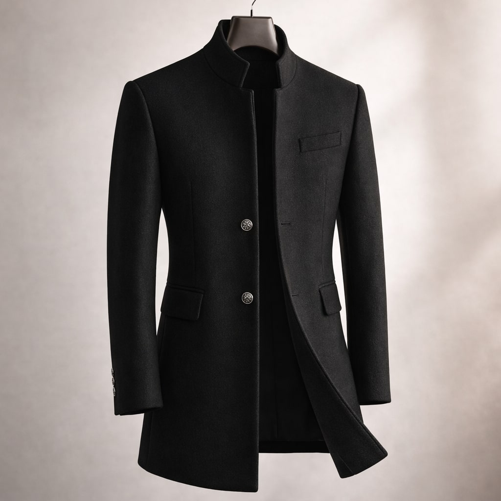 HUGO LAURENT™ | HIGH COLLAR COAT FOR MEN