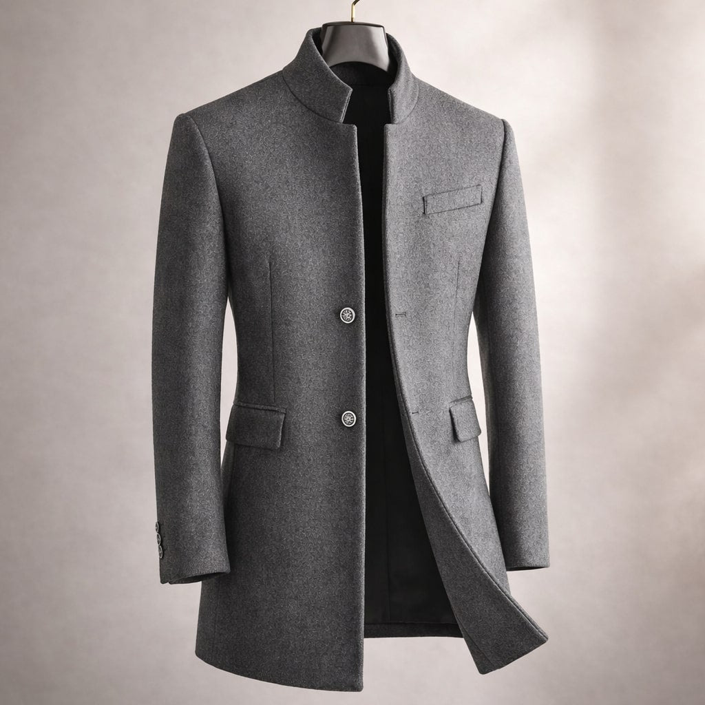 HUGO LAURENT™ | HIGH COLLAR COAT FOR MEN