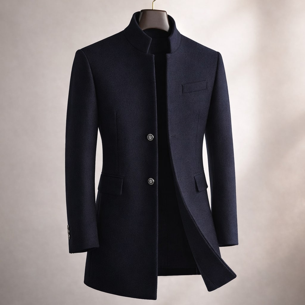 HUGO LAURENT™ | HIGH COLLAR COAT FOR MEN