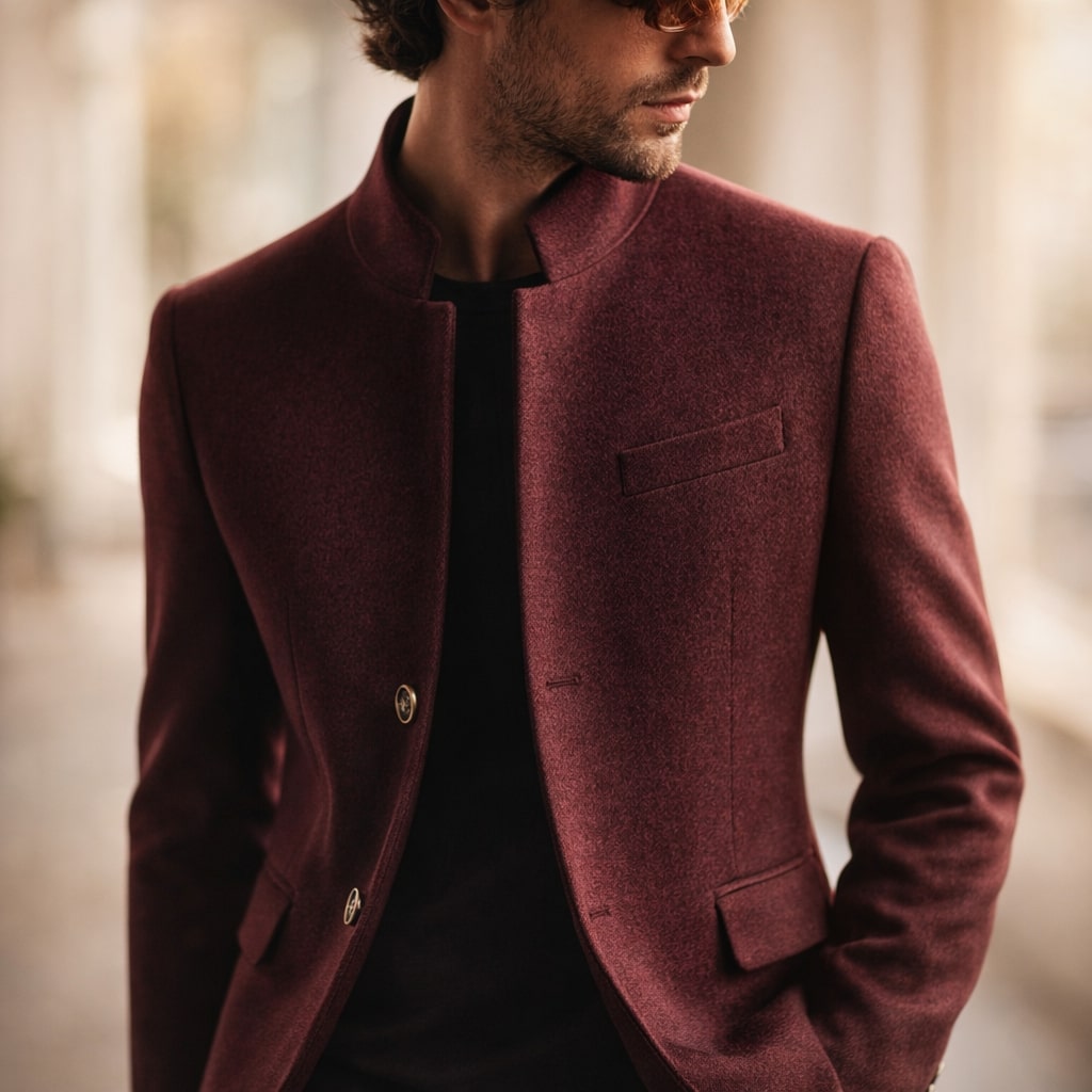 HUGO LAURENT™ | HIGH COLLAR COAT FOR MEN