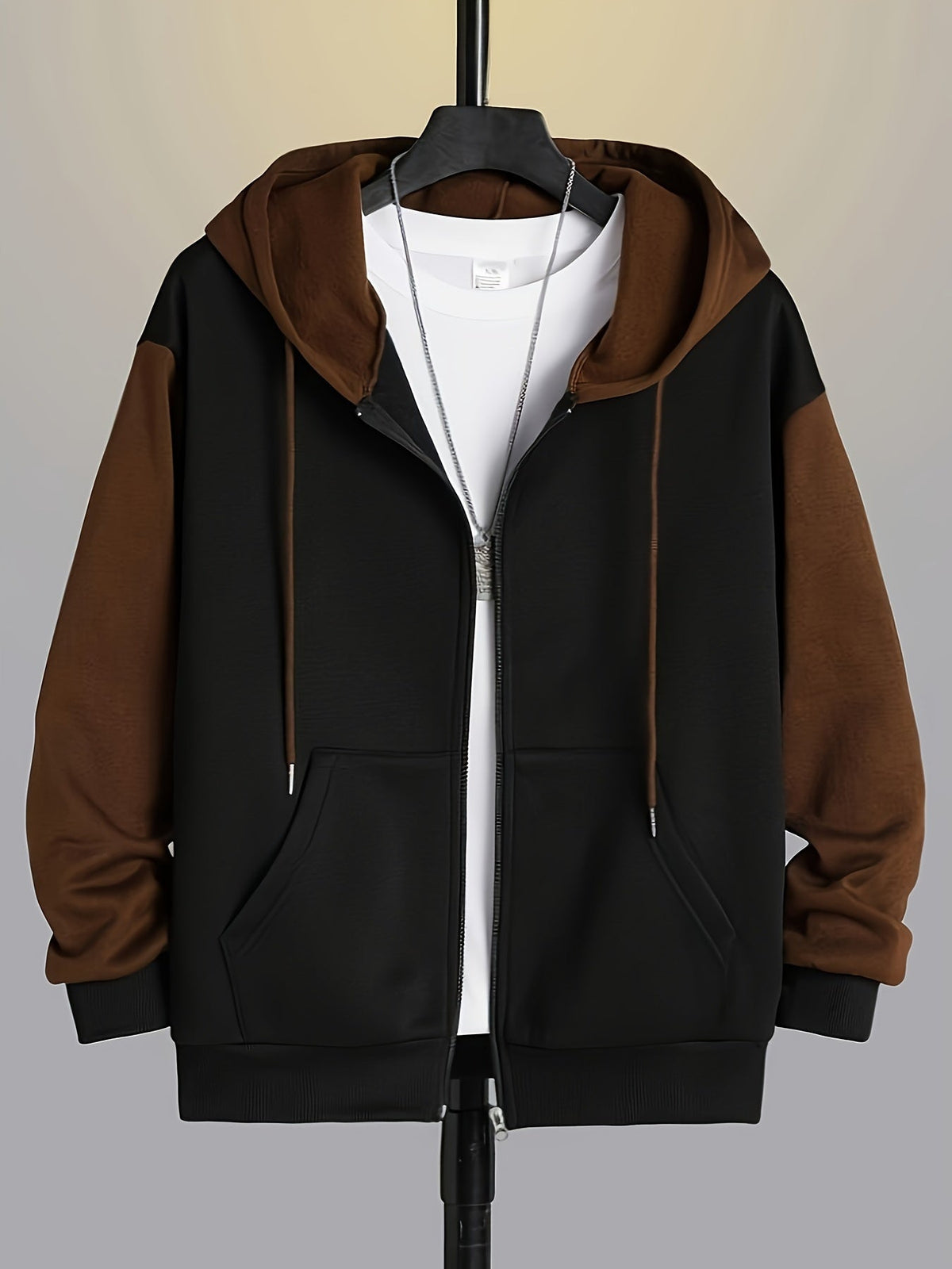 HUGO LAURENT™ | Colour-Block Zip-Up Hoodie