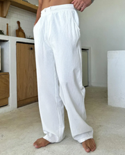 HUGO LAURENT™ | Men's Sicily Linen Trousers