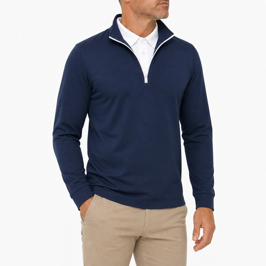 HUGO LAURENT™ | Leon - Men’s Ultra Comfortable 2-in-1 Quarter-Zip