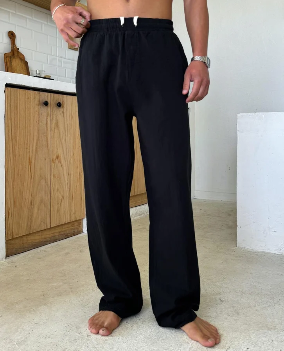 HUGO LAURENT™ | Men's Sicily Linen Trousers