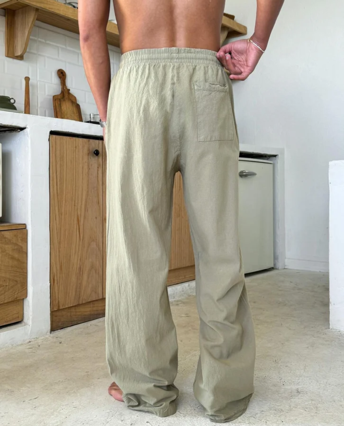 HUGO LAURENT™ | Men's Sicily Linen Trousers