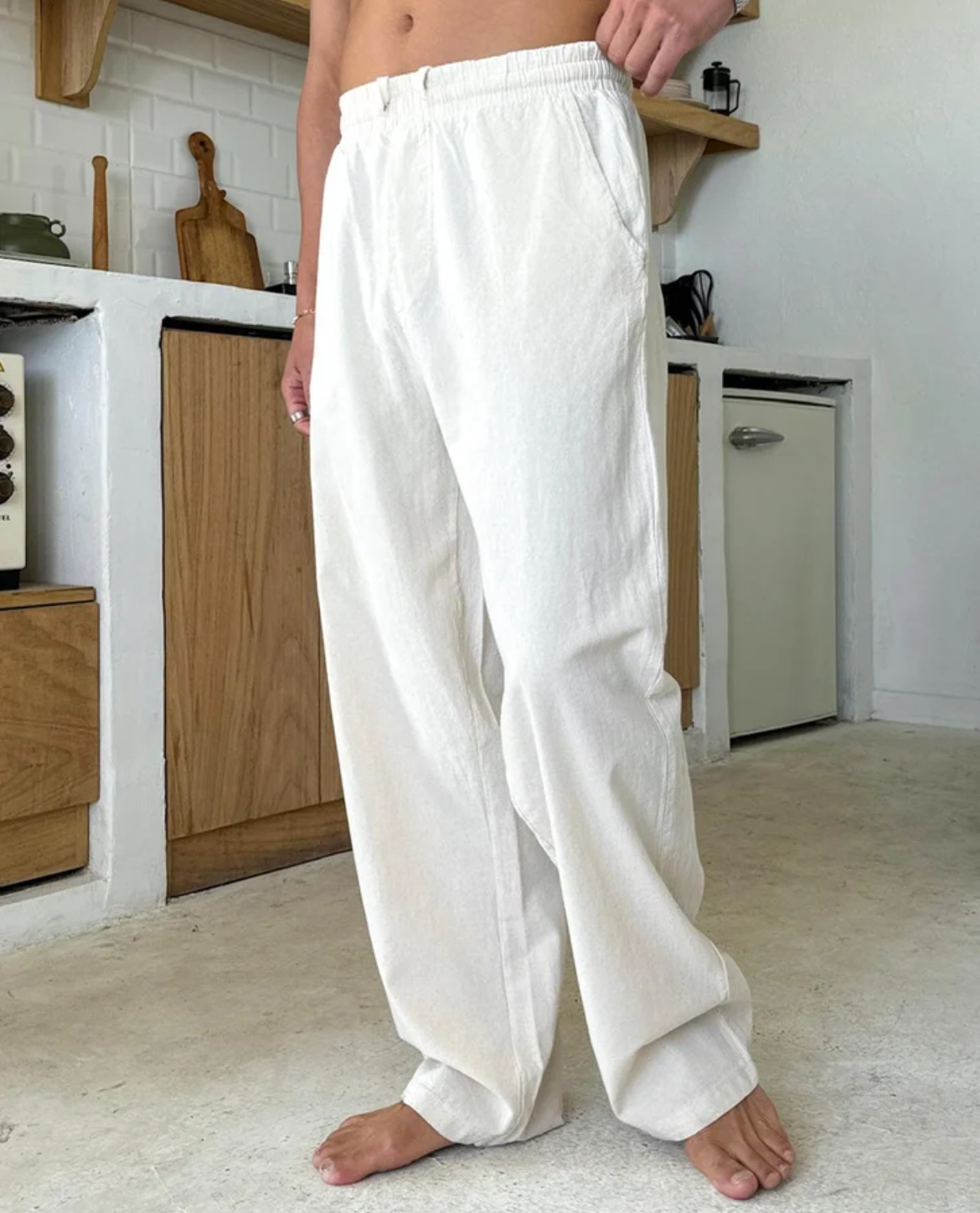 HUGO LAURENT™ | Men's Sicily Linen Trousers