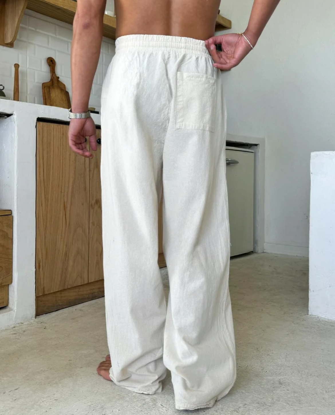 HUGO LAURENT™ | Men's Sicily Linen Trousers