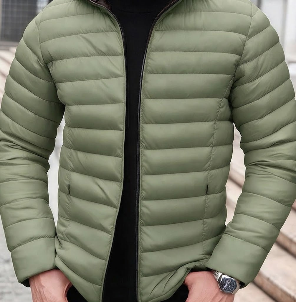 HUGO LAURENT™ | Lightweight Quilted Zip-Up Puffer Jacket
