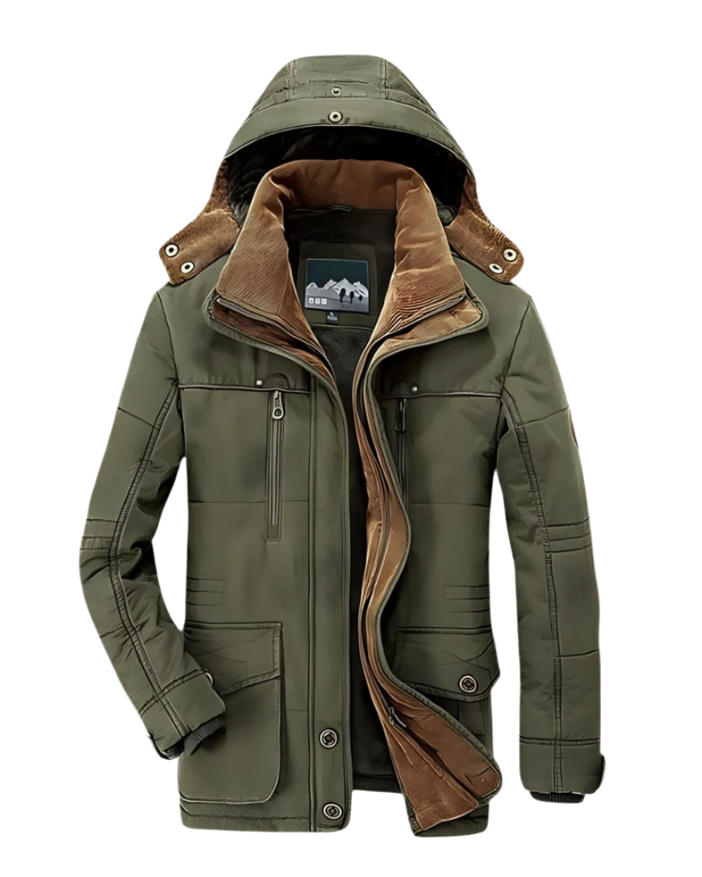 HUGO LAURENT™ | Men's full-zip Winter Jacket