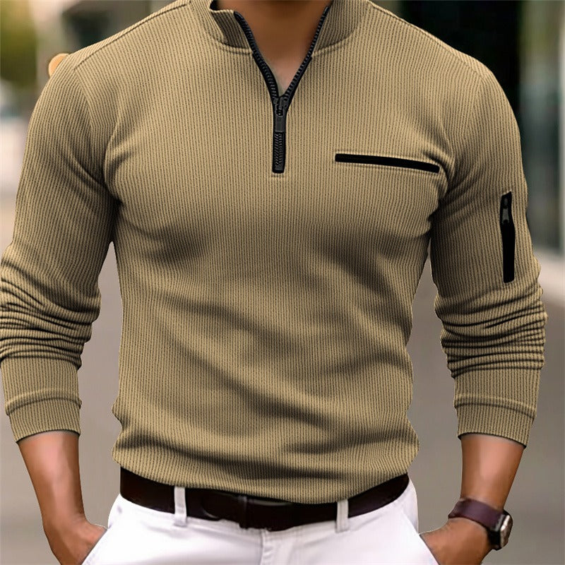 HUGO LAURENT | ZIP COLLAR SHIRT FOR MEN