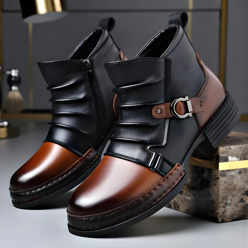 HUGO LAURENT™ | BUCKLE BOOTS FOR MEN