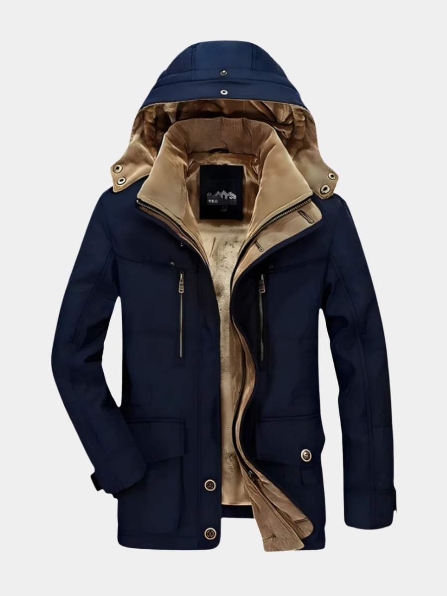 HUGO LAURENT™ | Men's full-zip Winter Jacket