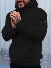 HUGO LAURENT™ | Men's Plush Hooded Zip-Up Hoodie