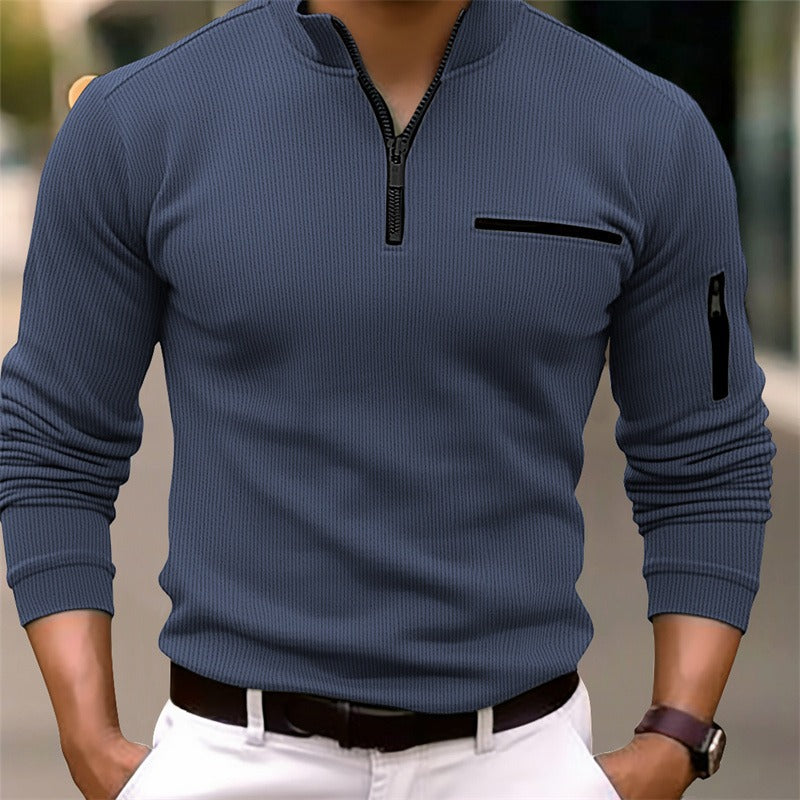 HUGO LAURENT | ZIP COLLAR SHIRT FOR MEN