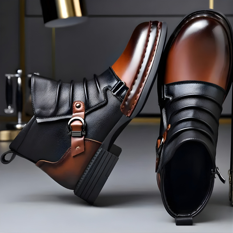 HUGO LAURENT™ | BUCKLE BOOTS FOR MEN
