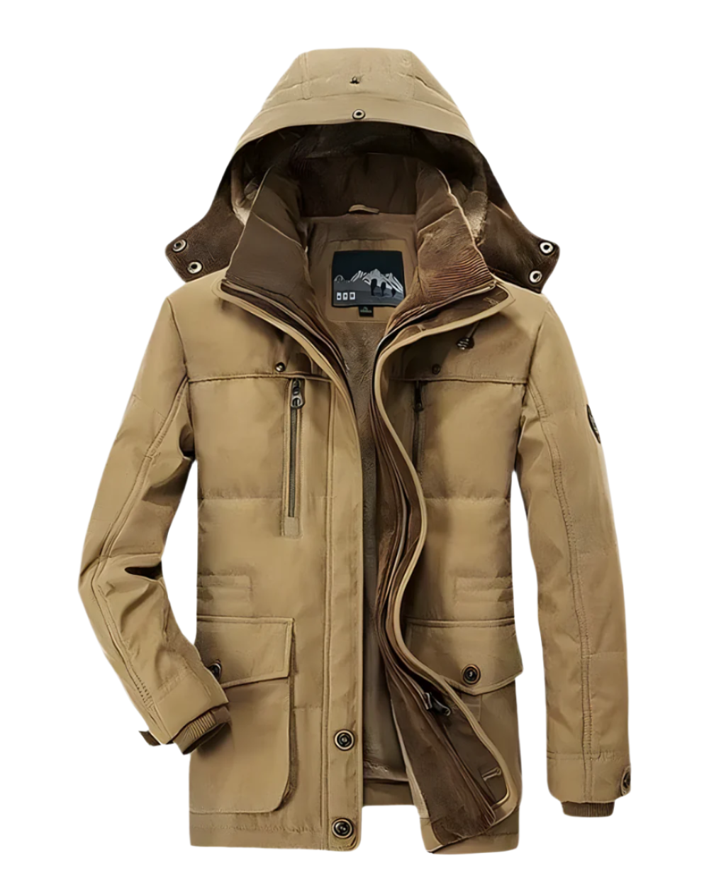 HUGO LAURENT™ | Men's full-zip Winter Jacket
