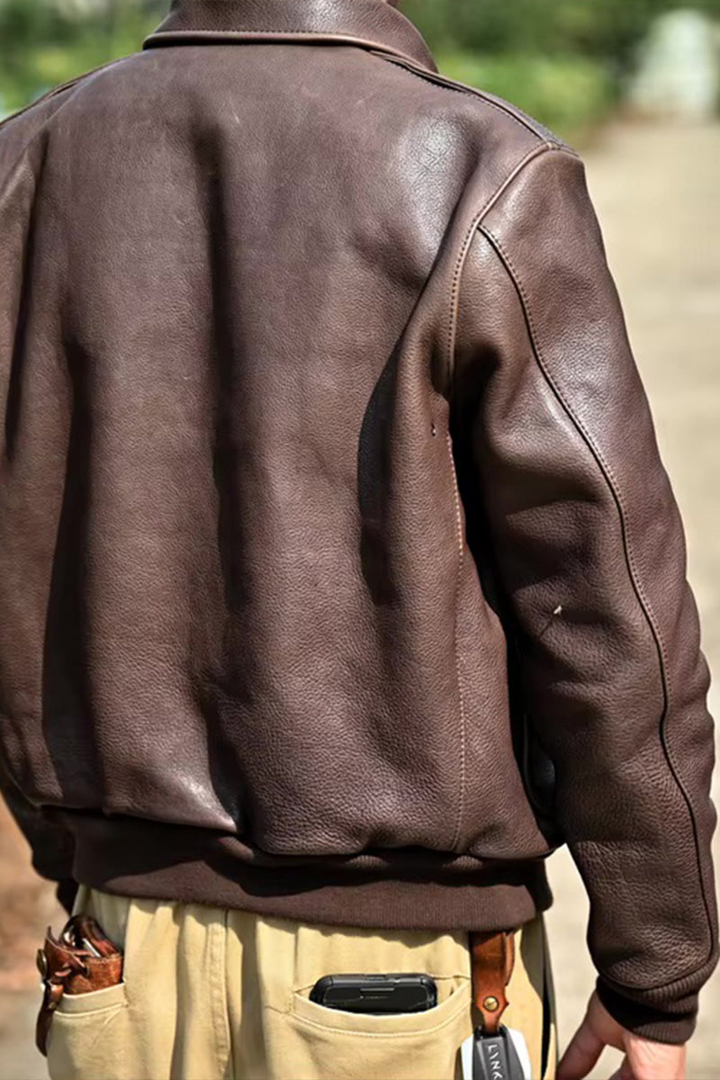 HUGO LAURENT™ | Denver A-2 Bomber Jacket