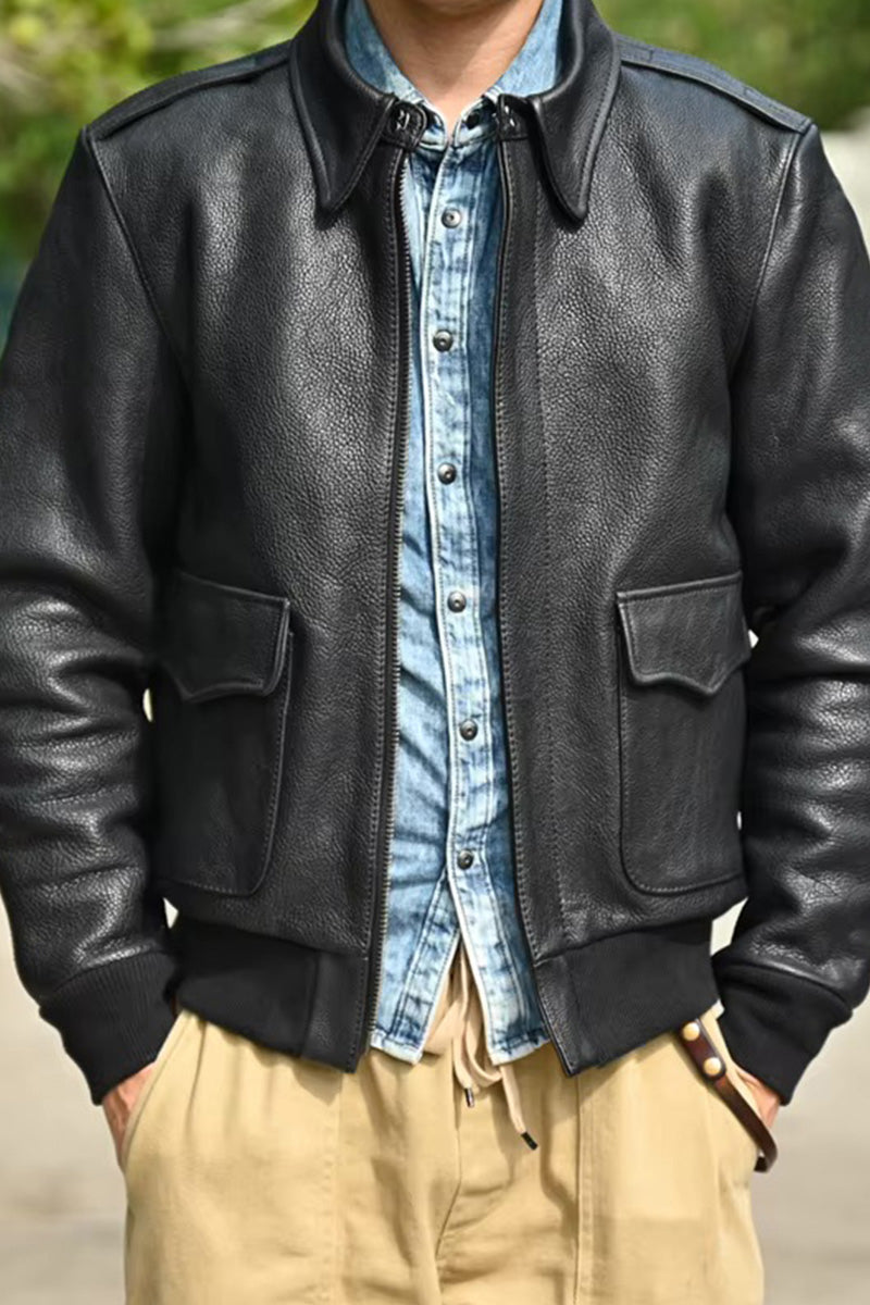 HUGO LAURENT™ | Denver A-2 Bomber Jacket