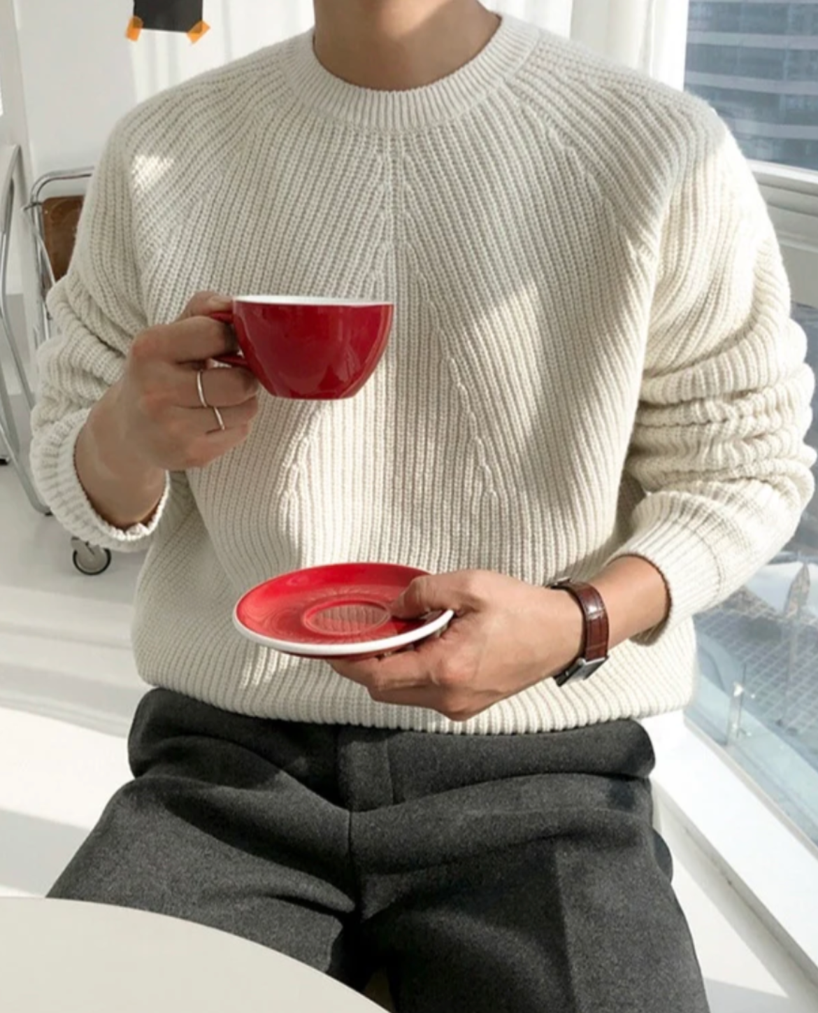 HUGO LAURENT™ | Men's Siene Textured Sweater