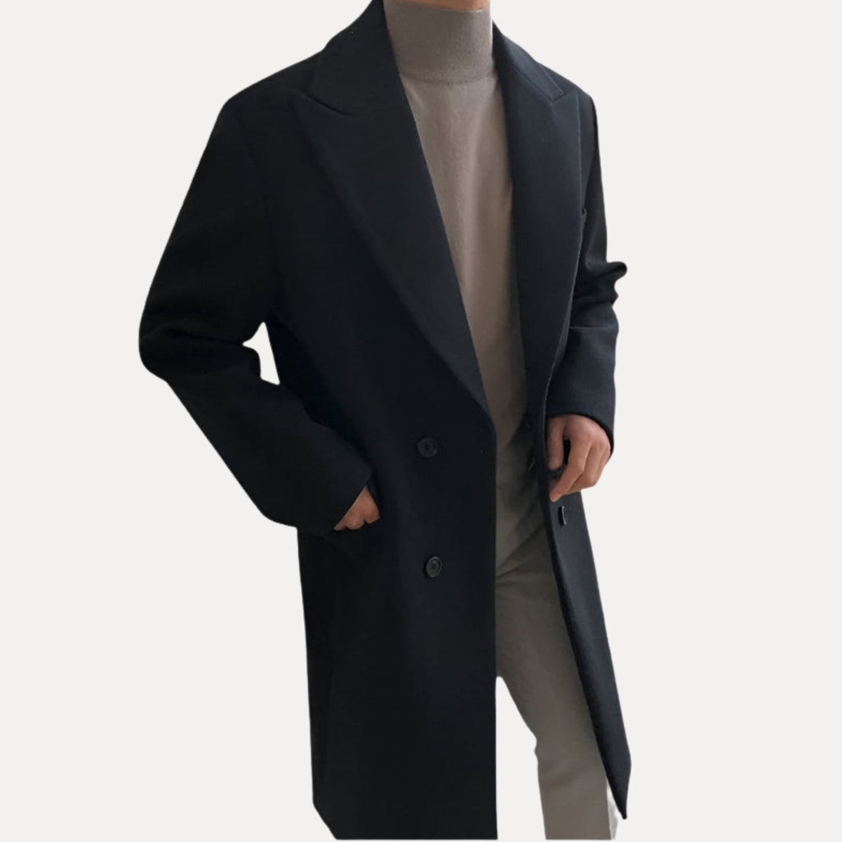 HUGO LAURENT | Breasted Wool Coat