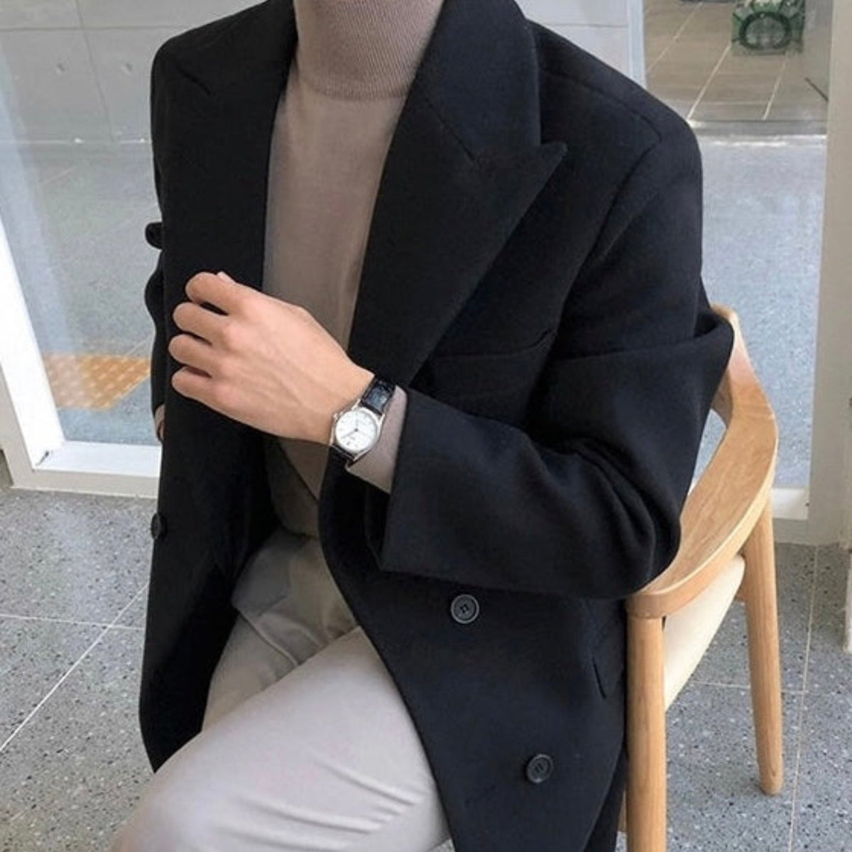 HUGO LAURENT | Breasted Wool Coat