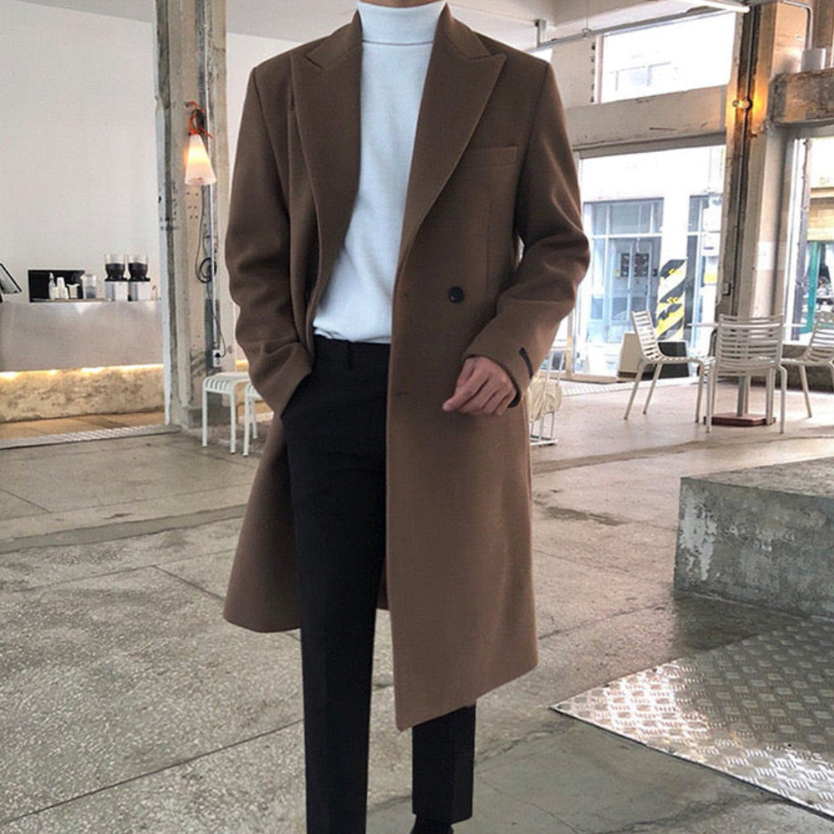 HUGO LAURENT | Breasted Wool Coat