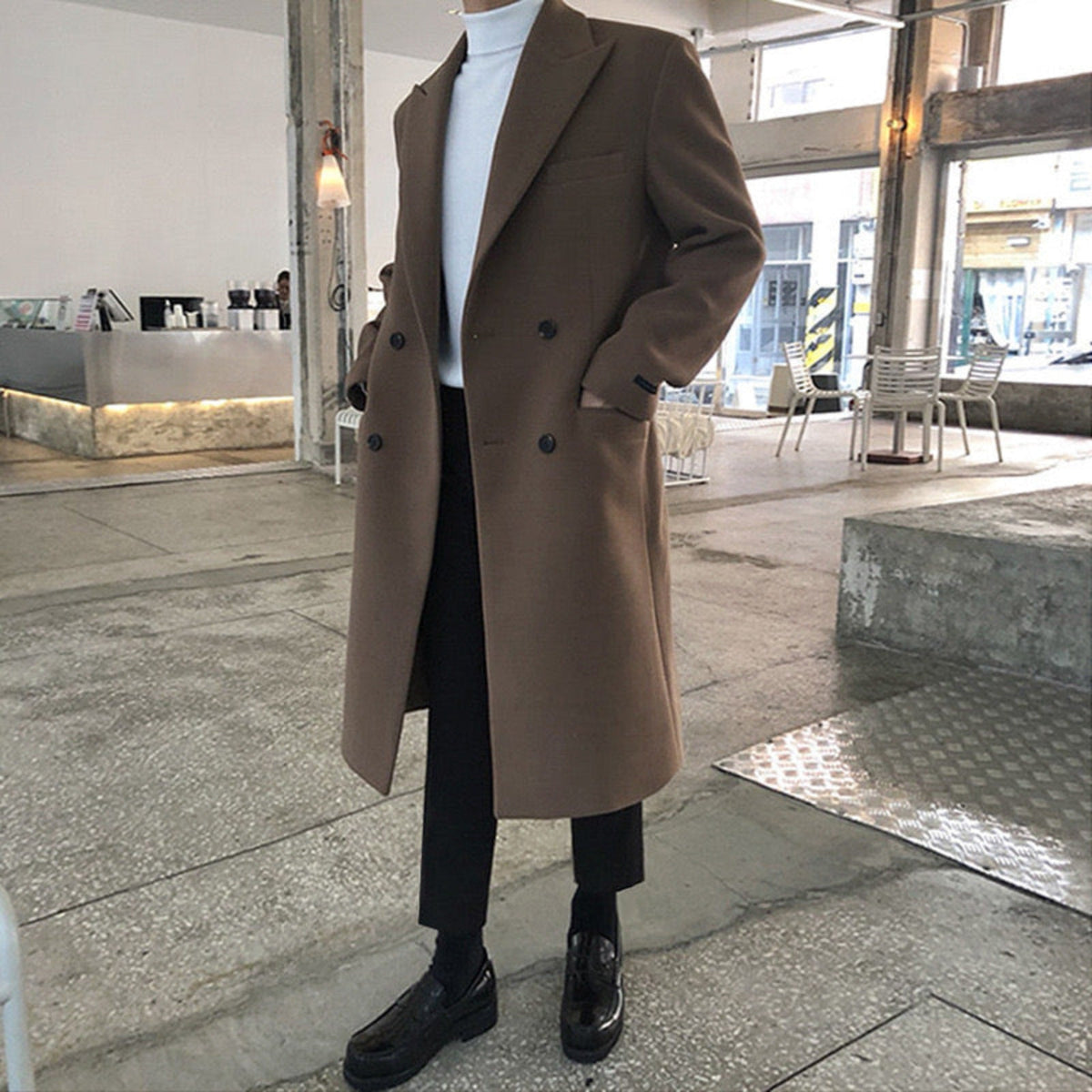 HUGO LAURENT | Breasted Wool Coat