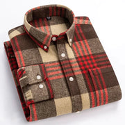 HUGO LAURENT™ | Rockwell Brushed Cotton Flannel Shirt