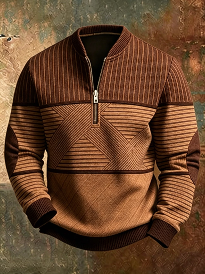 HUGO LAURENT™ | Stylish Men's Half-Zip Sweater