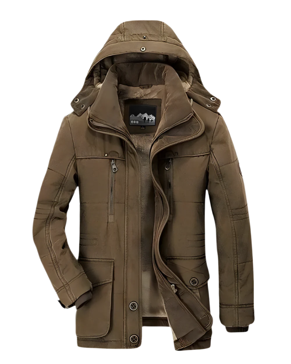 HUGO LAURENT™ | Men's full-zip Winter Jacket