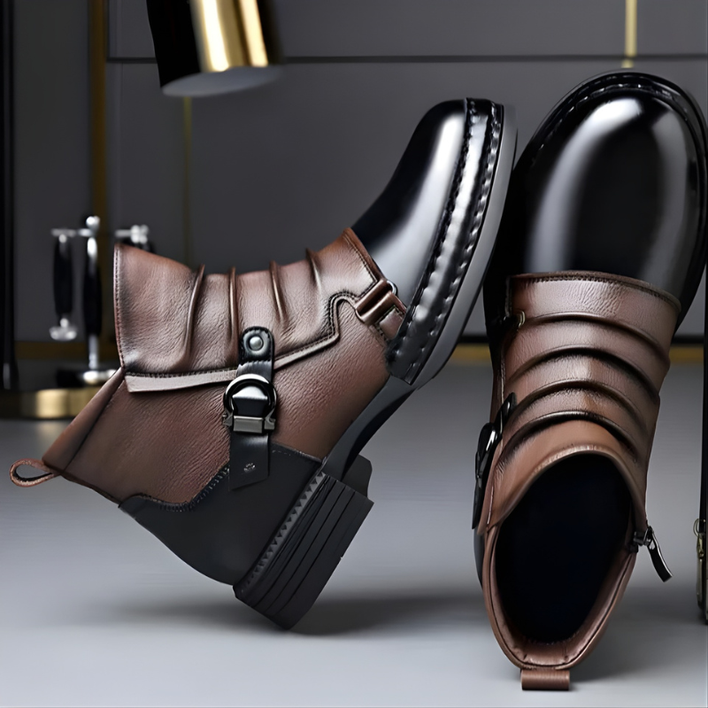 HUGO LAURENT™ | BUCKLE BOOTS FOR MEN